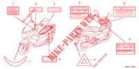 CAUTION LABEL for Honda PCX 125 2014