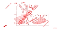 FOOT REST for Honda SCV 110 DIO 2014