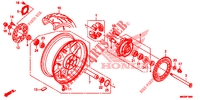     ROUE ARRIERE for Honda CBR 600 RR 2022