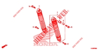     COUSSIN ARRIERE for Honda PCX 150 HYBRID 2021
