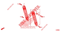     REAR CUSHION for Honda PCX 160 2021