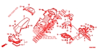     GARDE BOUE ARRIERE for Honda ADV 150 ABS 2019