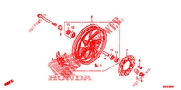     FRONT WHEEL for Honda PCX 150 Idling Stop 2018