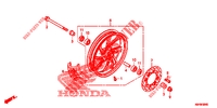     FRONT WHEEL for Honda PCX 150 2020