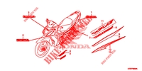     MARQUE/RAYURE for Honda WAVE 125 Electric start, Spoked wheels 2019