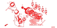     VILEBREQUIN/PISTON for Honda CBR 650 F ABS 2016