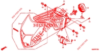     HEADLIGHT for Honda CRF 250 M 2015