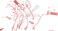 LEVER   SWITCH   CABLE for Honda ST 50 DAX 1982
