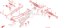 REAR ARM   CHAIN CASE (ST70C/K) for Honda ST 70 DAX 1982