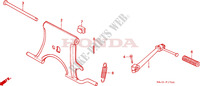MAIN STAND   BRAKE PEDAL for Honda NE 50 VISION 1994