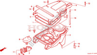 AIR CLEANER for Honda NSR 75 HRC 1994