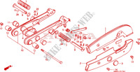 REAR ARM   CHAIN CASE (C90E/MF/G/MG/N/MN) for Honda C 90, self starter, square shape winker 1986