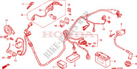 WIRE HARNESS   IGNITION COIL   BATTERY for Honda SFX 50 MOPED 1999