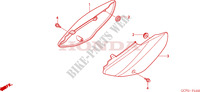 SIDE COVERS for Honda CRF 70 2011