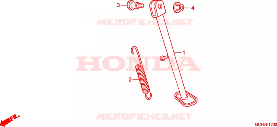 STAND Honda MOTO 70 CRF 2004  CRF70F4