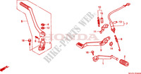 KICK STARTER ARM   BRAKE PEDAL   GEAR LEVER for Honda NSR 50 2000