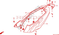 SIDE COVERS for Honda NSR 50 2000