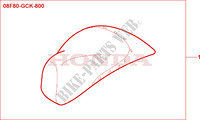 SEAT COVER for Honda SHADOW 50 1999