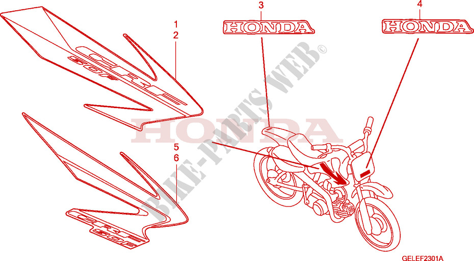 Honda OEM Part 87123-GEL-A30ZA