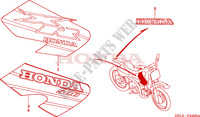 MARK (XR50RY/1) for Honda XR 50 2001
