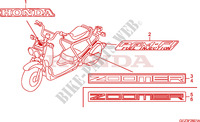 STICKERS for Honda ZOOMER 50 DELUXE 2009