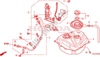 FUEL TANK for Honda SCR 110 2011