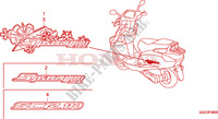 STICKERS for Honda SCR 110 2010