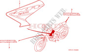 STICKERS for Honda XR 80 2003