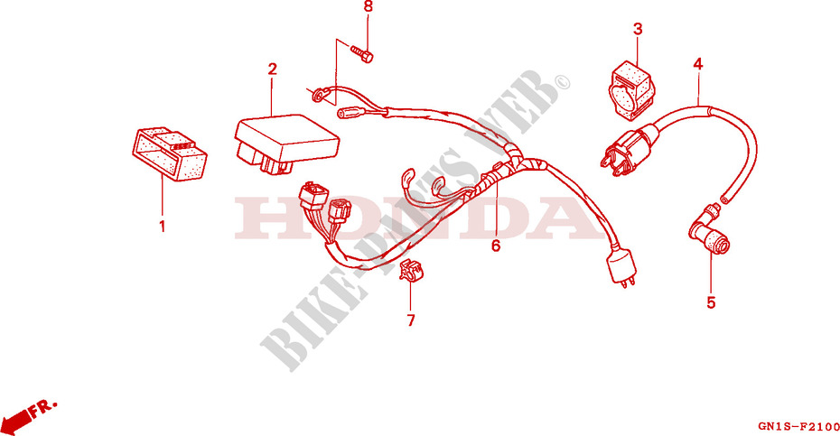 WIRE HARNESS for Honda XR 80 1995