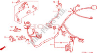 WIRE HARNESS for Honda VISION MET IN 75 1989