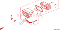 TAILLIGHT for Honda CRM 50 1992