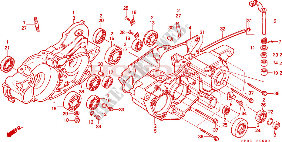 86 Honda Atv Engine Diagram - Wiring Diagrams