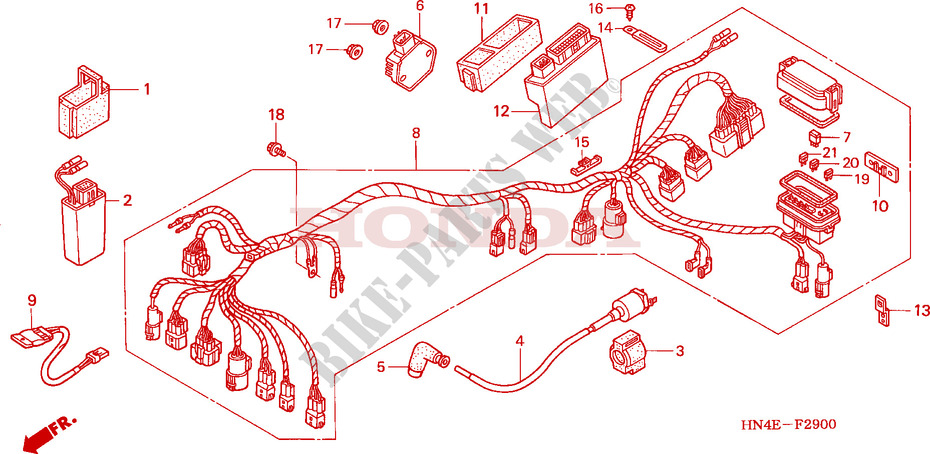 Wire Harness For Honda Fourtrax Rancher