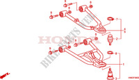 FRONT SUSPENSION ARM (TRX250EX1/2/3/4/5) for Honda TRX 250 SPORTRAX EX 2001