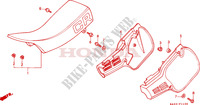 SEAT/SIDE COVER (1) for Honda CR 125 R 1984