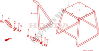 STAND   FOOT REST for Honda CR 250 R 1986