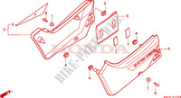 SIDE COVERS for Honda NX 125 1988