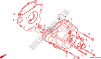 LEFT CRANKCASE COVER for Honda CB 250 TWO FIFTY 1992