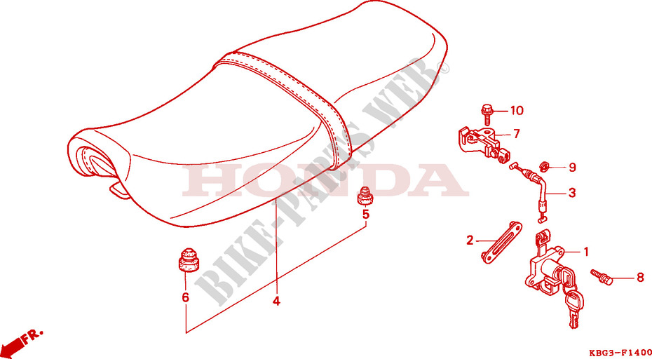SEAT for Honda CB 250 TWO FIFTY 1992