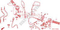 LEVER   SWITCH   CABLE (3) for Honda CB 250 TWO FIFTY 2000