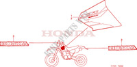 STICKERS for Honda XR 250 R 2004