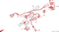 WIRE HARNESS/ IGNITION COIL(CM) for Honda XR 250 R 1996
