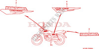STRIPE (1) for Honda CG 125 2000
