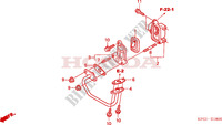 AIR INJECTION CONTROL VALVE for Honda FORESIGHT 250 2005