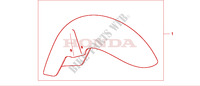 CHROME FRONT MUDGUARD for Honda SHADOW 125 2001