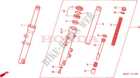 FRONT FORK for Honda AROBASE 125 STOP AND GO 2004