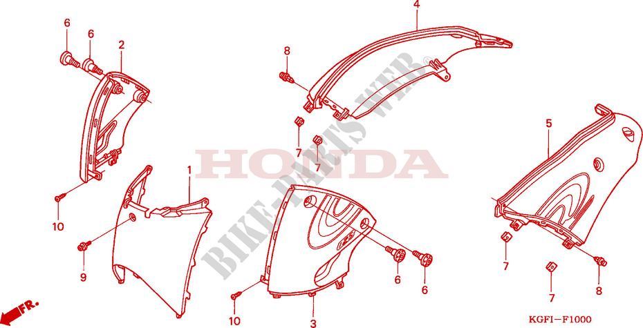 BODY COVER for Honda AROBASE 125 2004