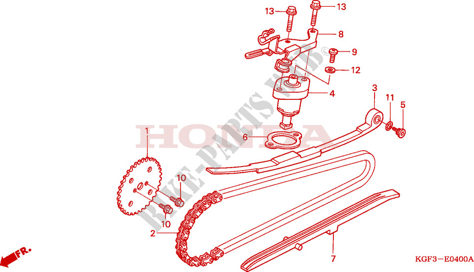 CAM CHAIN   TENSIONER for Honda AROBASE 125 TWO TONE 2002