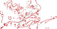 WIRE HARNESS/BATTERY  for Honda TL125 1988