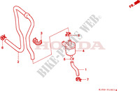 BREATHER SEPARATOR (2) for Honda CH 125 SPACY 1991
